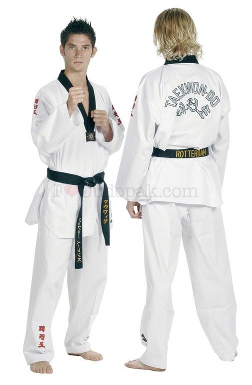 Wie Zus Op te slaan Matsuru Taekwondo masterpak kopen? Bestel online bij Gudz