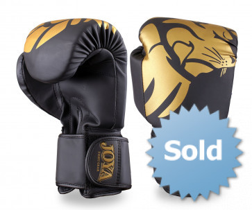 JFG-LIO-BG-GD JOYA LION KICKBOXING GLOVES - GOLD