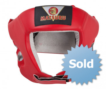 Kickbox hoofdbeschermer PU Matsuru rood