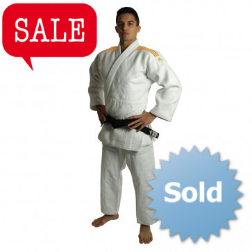 adidas Judopak J990 Millenium Wit/Oranje ADIJ990-WO