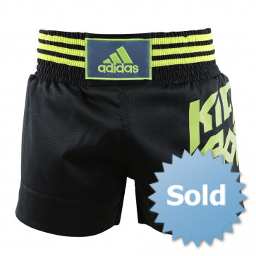 adidas Kickboksshort SKB02 Zwart/Geel 