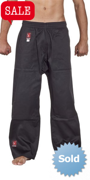Matsuru Karate Pantalon Zwart 0181 