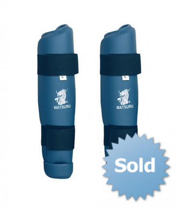 Matsuru 04240 Shinguard Scheenbeschermer blauw