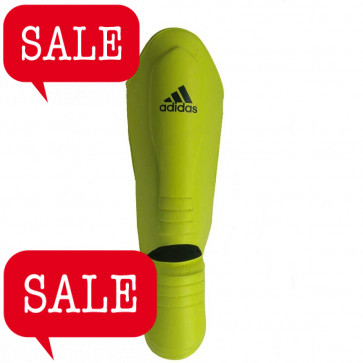 adidas Hybrid Super Pro Scheenbeschermers Geel/Blauw -M