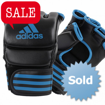 adidas Traditional Grappling Handschoenen Zwart Blauw