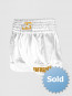 JGxEnfusion – Inflict Muay Thai Short - Wit/Goud